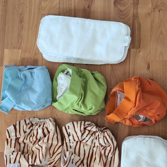Kawaii Cloth Diaper Lot Bundle All In One Tiger G-diapers M - Picture 4 of 10